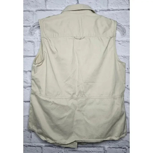 LRL Ralph Lauren khaki casual vest 100% cotton button up size M. - Picture 3 of 11